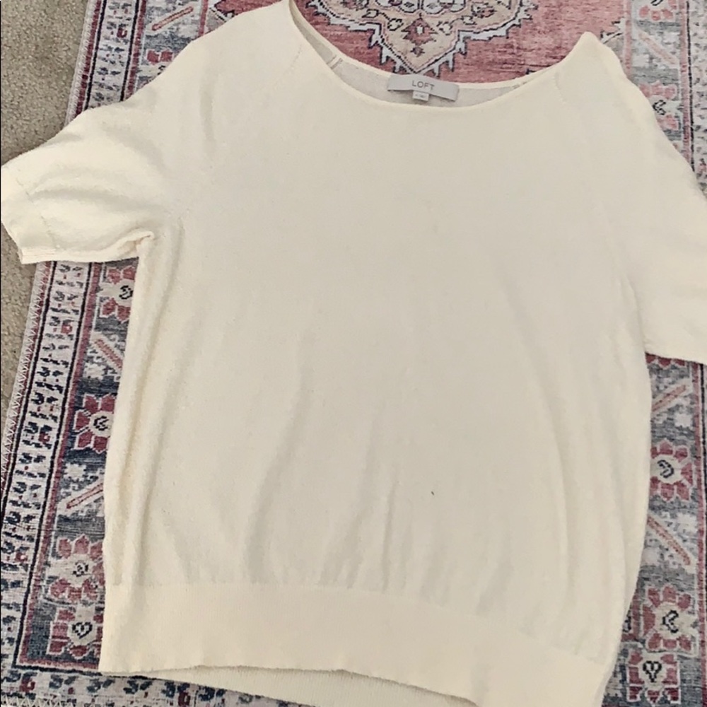 The loft short sleeve sweater